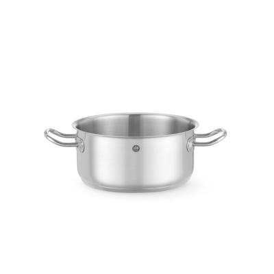 Nízká nádoba na dušení - bez víka, HENDI, Kitchen Line, 2,9L, ⌀200x(H)95mm | 837658